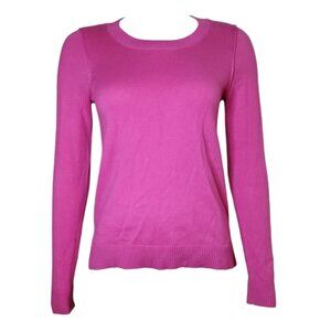 INC International Concepts Sweater Womens SIze S‎ Small Solid All Pink Cotton